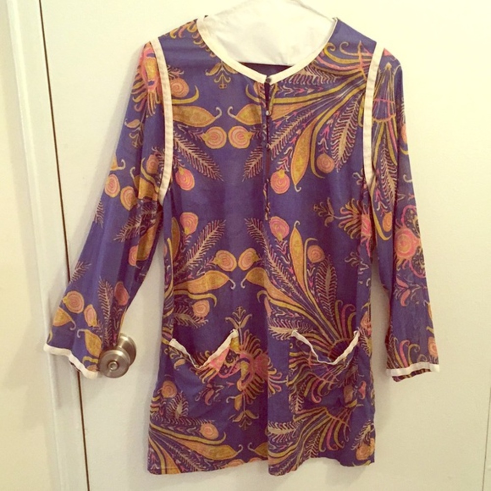 Jcrew multi color tunic